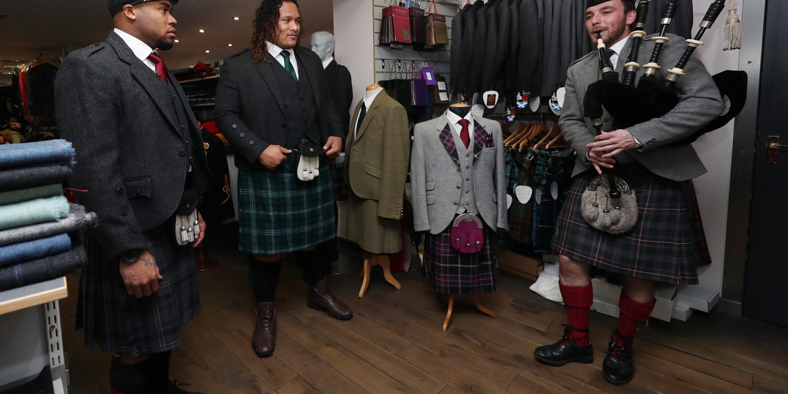 JGrahamPiper with guys NFL Edinburgh