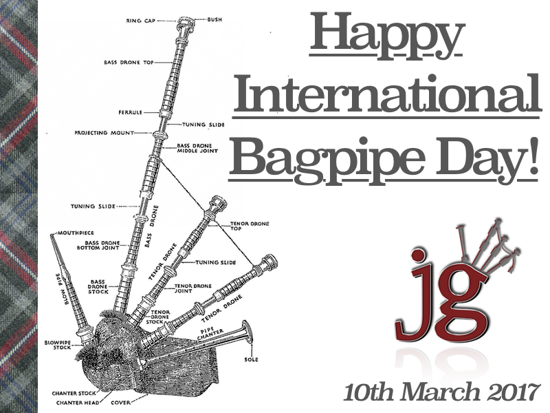 Bagpipe day on sale